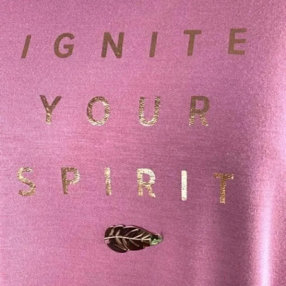 Justice active sweatshirt sz 20 ignite your spirit